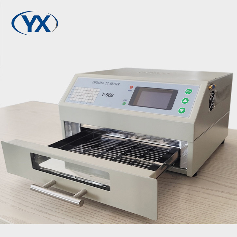Reflow Oven Pcb T962 - SMT-assemblagelijn T962 Desktop SMD Infrarood heteluchttransportband