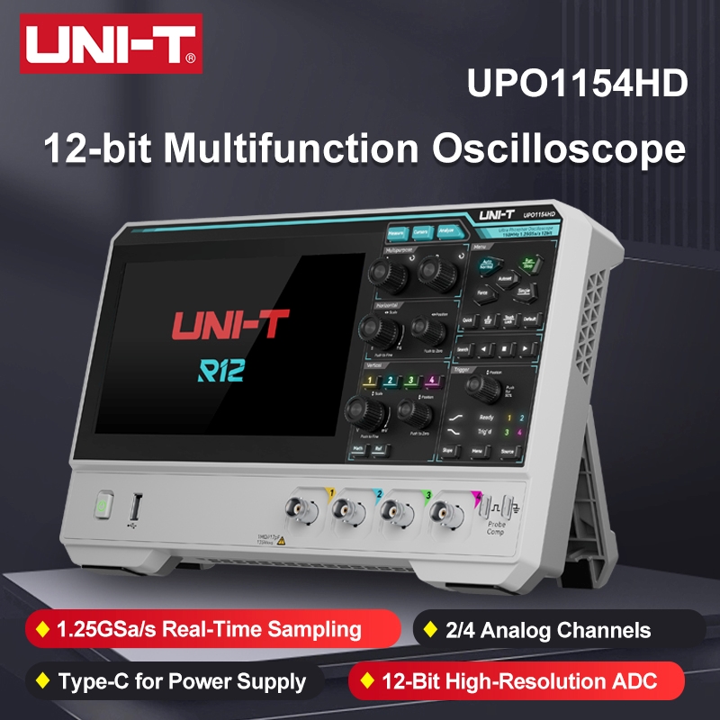Signal Generator Spectrum Analyzer - UNI-T UPO1154HD UPO1082HD Oscilloscoop Hoge Resolutie