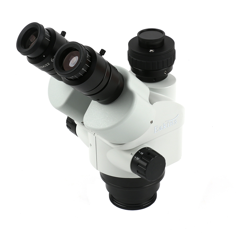 Stereo Trinocular Microscope Pcb - 7x-45x Industrie Trinoculaire Stereomicroscoop Zoomkop Verstelbare