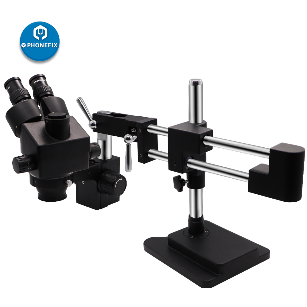 3.5X-90X Zwart Dubbele Arm Ste - Stereo Trinocular Microscope Pcb recensie en prijs