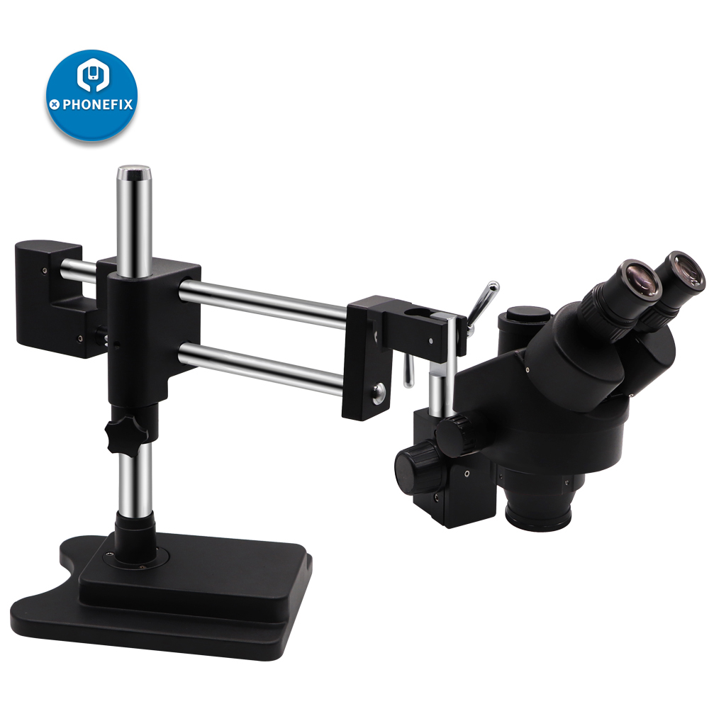 3.5X-90X Zwart Dubbele Arm Ste - Stereo Trinocular Microscope Pcb recensie en prijs