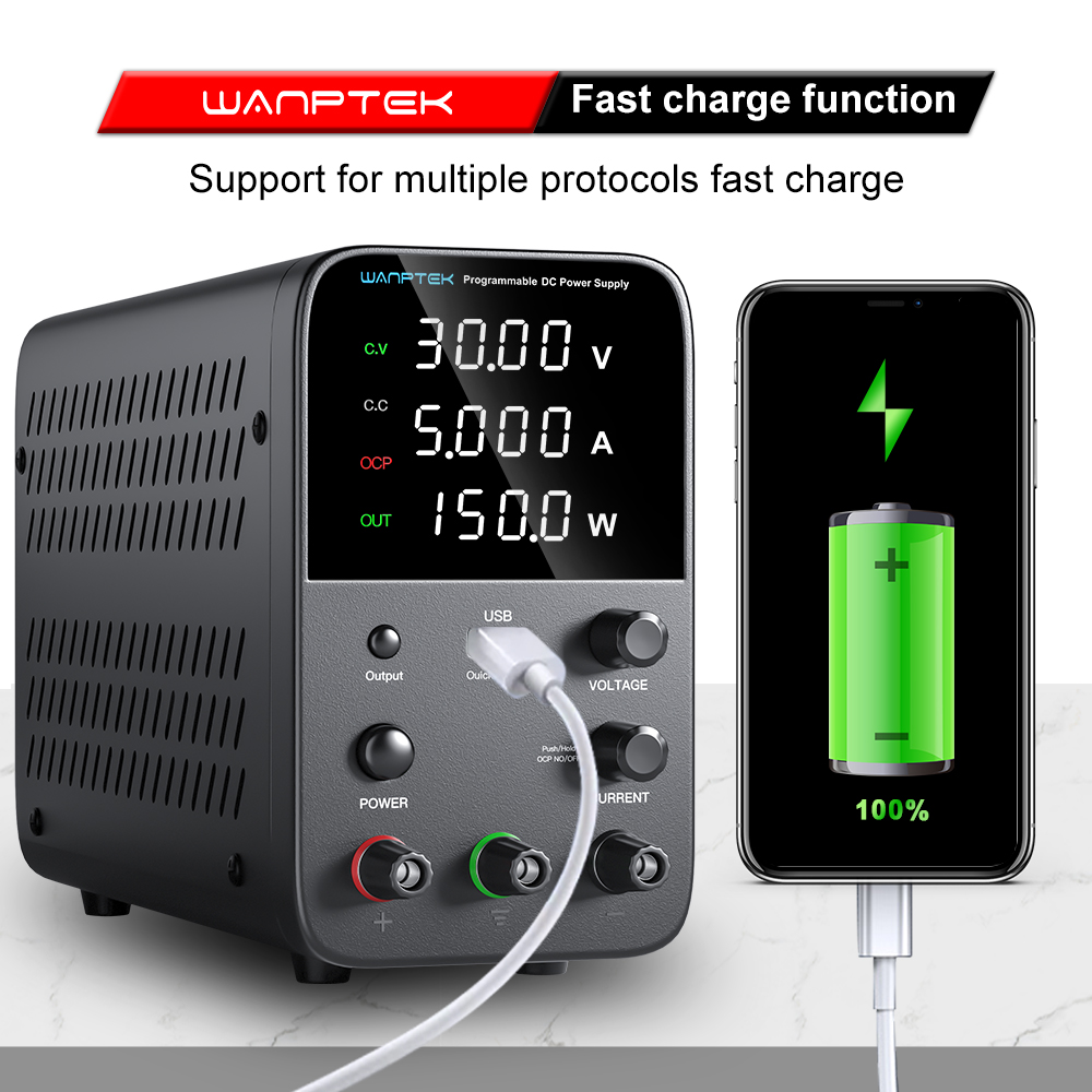 Wanptek Laboratoriumvoeding 30 - Programmable Dc Power Supply 30V 10A recensie en prijs