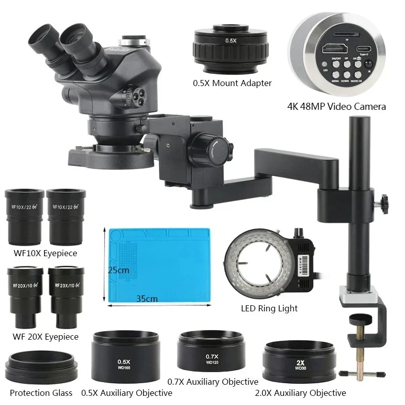 3.5X-200X Zoom Trinoculaire Ge - Stereo Trinocular Microscope Pcb recensie en prijs