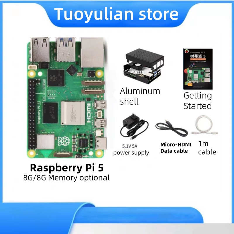 Voor Raspberry Pi 5 ontwikkelb - Raspberry Pi 5 8Gb Kit recensie en prijs