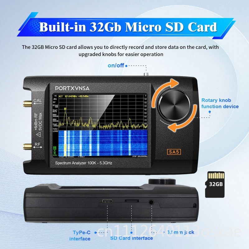 SA5 Multifunctionele draagbare - Signal Generator Spectrum Analyzer recensie en prijs