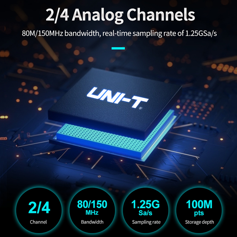 UNI-T UPO1154HD UPO1082HD Osci - Signal Generator Spectrum Analyzer recensie en prijs