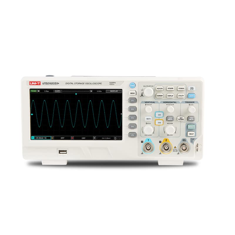 UTD2102CEX+ Hoge Precisie 100M - Digital Storage Oscilloscope 100Mhz recensie en prijs