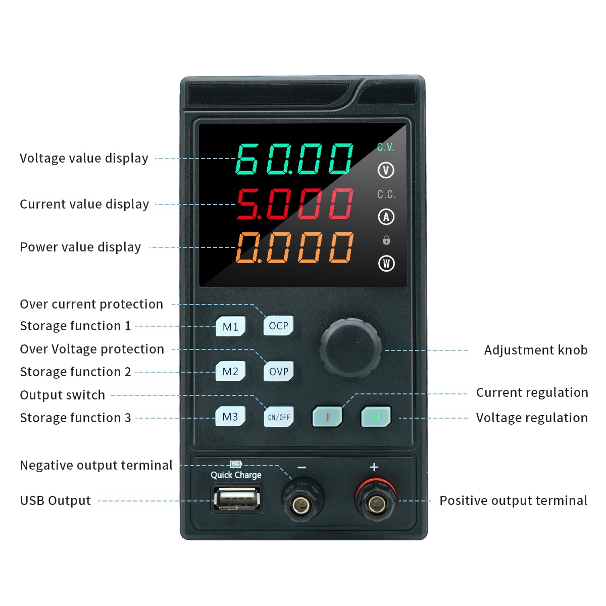 Myami 30V 32V 10a Met Usb/Rs48 - Programmable Dc Power Supply 30V 10A recensie en prijs