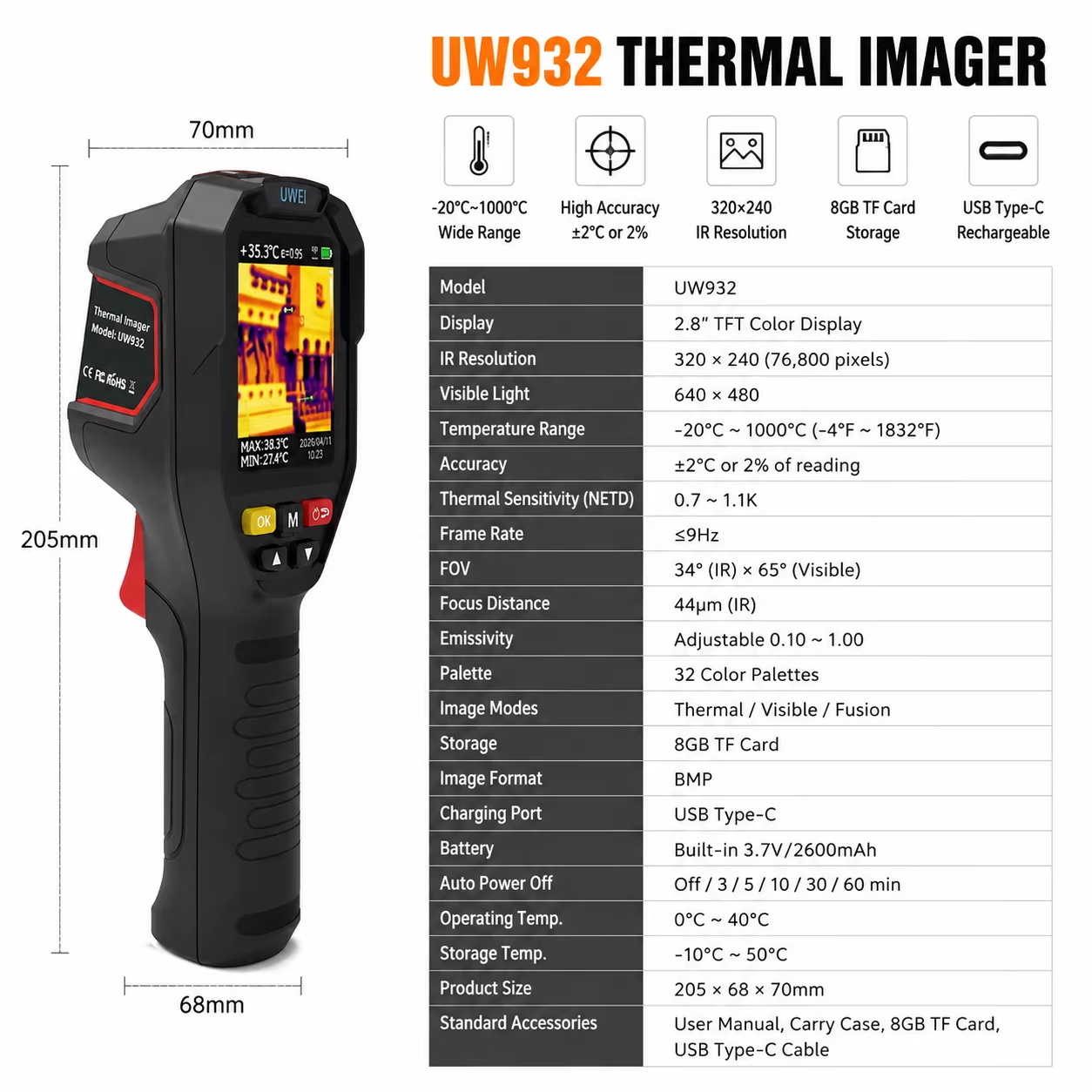 Handheld Thermische Beeldvorme - Thermal Imaging Camera Pcb Repair recensie en prijs