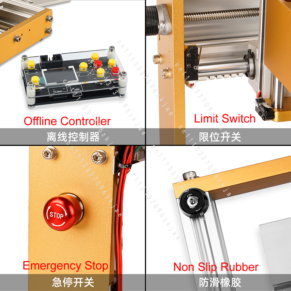 Offline aluminium mini CNC-rou - Mini Laser Engraver Cnc Router recensie en prijs
